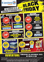 Fêtes n°1 des magasins Leclerc Valable du 27 au 30 novembre 2025