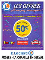 Les offres à ne pas manquer 3 des magasins Leclerc Valable du 21 au 22 novembre 2025
