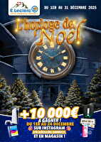 Noel 2025  des magasins Leclerc Valable du 01 au 31 décembre 2025