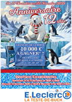 Anniversaire novembre 2025  1 des magasins Leclerc Valable du 17 au 22 novembre 2025