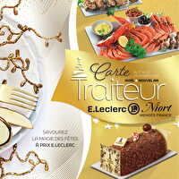 Carte traiteur festive chez Leclerc Valable du 18 novembre au 31 décembre 2025