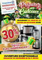 Op noel 2 des magasins Leclerc Valable du 20 au 23 novembre 2025