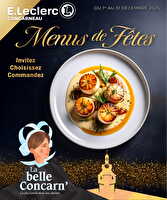 Carte festive fin d'annee chez Leclerc Valable du 26 novembre au 27 décembre 2025