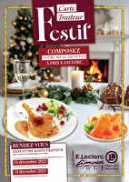 Menus de fetes chez Leclerc Valable du 25 novembre au 31 décembre 2025