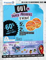 Super pouvoirs d'achat chez Leclerc Valable du 02 novembre 2025