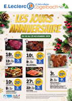 Anniversaire 2 bis des magasins Leclerc Valable du 24 au 29 novembre 2025