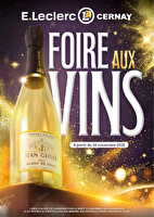 Foire aux vins  chez Leclerc Valable du 26 novembre au 24 décembre 2025