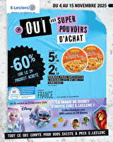 Super pouvoirs d'achat chez Leclerc Valable du 02 novembre 2025