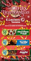 Leaflet 1 des magasins Leclerc Valable du 27 au 30 novembre 2025