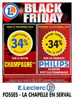 Black friday chez Leclerc Valable du 27 au 30 novembre 2025