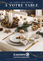 Sodiart - carte traiteur des magasins Leclerc Valable du 01 au 31 décembre 2025