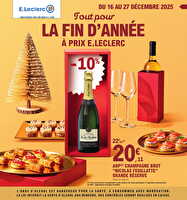 Depenser moins 26 - mixte des magasins Leclerc Valable du 16 au 27 décembre 2025