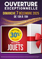 Ouv. dimanche 7 decembre 2025 des magasins Leclerc Valable du 07 décembre 2025