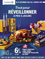 Depenser moins 27 reveillon - mixte des magasins Leclerc Valable du 23 décembre 2025 au 03 janvier 2026