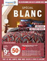 Blanc - express chez Leclerc Valable du 29 décembre 2025 au 10 janvier 2026