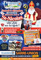 Saint nicolas chez Leclerc Valable du 06 décembre 2025