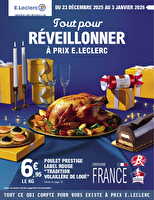 Depenser moins 27 reveillon - mixte des magasins Leclerc Valable du 23 décembre 2025 au 03 janvier 2026