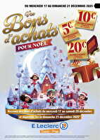 Catalogue interne 4 des magasins Leclerc Valable du 17 au 21 décembre 2025