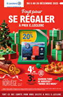 Depenser moins 25 - mixte des magasins Leclerc Valable du 09 au 20 décembre 2025