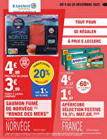 Depenser moins 25 - express chez Leclerc Valable du 09 au 20 décembre 2025