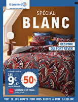 Blanc des magasins Leclerc Valable du 26 décembre 2025 au 10 janvier 2026