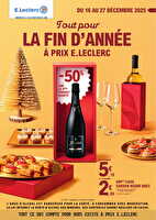 Depenser moins 26 - mixte chez Leclerc Valable du 16 au 27 décembre 2025