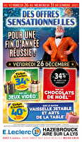 Tract mag 26 au 31 décembre 2025 des magasins Leclerc Valable du 26 au 31 décembre 2025