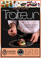 Carte traiteur permanente  chez Leclerc Valable du 01 janvier au 31 décembre 2026