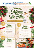 Flyer traiteur noel des magasins Leclerc Valable du 08 au 29 décembre 2025