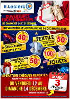 Op flyer fda 2025 n2 chez Leclerc Valable du 12 au 14 décembre 2025
