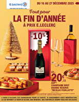 Depenser moins 26 - mixte des magasins Leclerc Valable du 16 au 27 décembre 2025