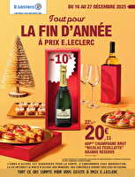 Depenser moins 26 - mixte des magasins Leclerc Valable du 16 au 27 décembre 2025