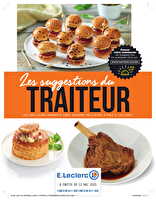 Carte traiteur permanente 2025-2026 chez Leclerc Valable du 05 janvier au 30 juin 2026