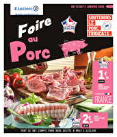 Foire au porc 100% digital chez Leclerc Valable du 13 au 17 janvier 2026