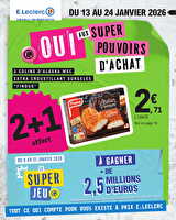 Evenement 2 chez Leclerc Valable du 13 au 24 janvier 2026
