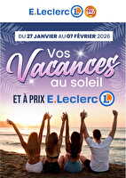 Flyer valises chez Leclerc Valable du 27 janvier au 07 février 2026