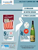 Alsace choucroute 1 - express chez Leclerc Valable du 27 au 31 janvier 2026