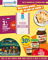 26m105c07lu des magasins Leclerc Valable du 27 janvier au 07 février 2026