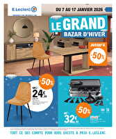 Le grand bazar d'hiver (ex soldes) chez Leclerc Valable du 07 au 17 janvier 2026
