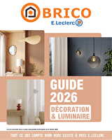 Guide decoration interieure des magasins Leclerc Valable du 20 janvier au 31 décembre 2026