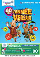 L'année-versaire ! chez Leclerc Valable du 06 au 10 janvier 2026