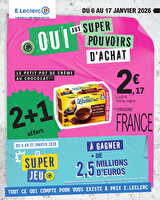 Evenement 1 chez Leclerc Valable du 06 au 17 janvier 2026