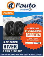 Op2 - thematique hiver des magasins Leclerc Valable du 27 janvier au 21 février 2026