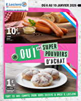 26m102c10lu chez Leclerc Valable du 06 au 10 janvier 2026
