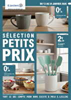 Petits prix scaouest janvier chez Leclerc Valable du 13 au 24 janvier 2026