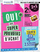 Evenement 1 - express des magasins Leclerc Valable du 06 au 17 janvier 2026