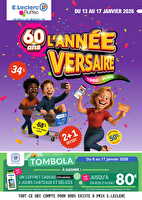 L'année-versaire ! chez Leclerc Valable du 13 au 17 janvier 2026