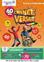 L'année-versaire ! des magasins Leclerc Valable du 10 au 14 février 2026