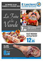 Foire à la viande février des magasins Leclerc Valable du 10 au 21 février 2026