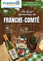 Franche comté 1 des magasins Leclerc Valable du 17 au 28 février 2026